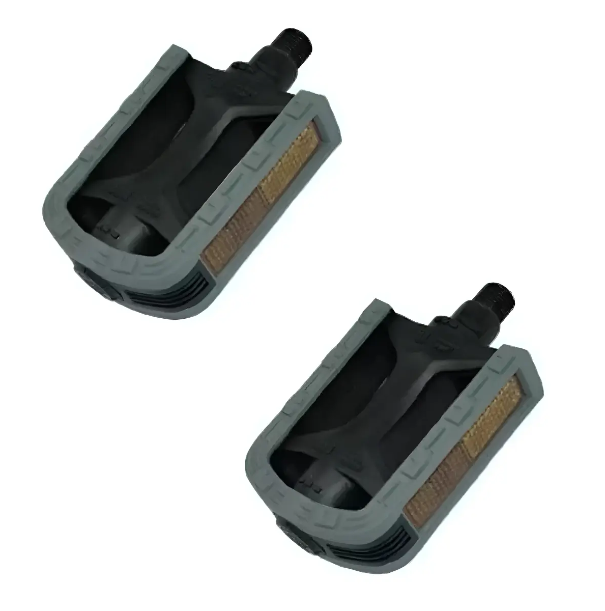 PEDAL BICOLOR SUECO PTO/CINZA