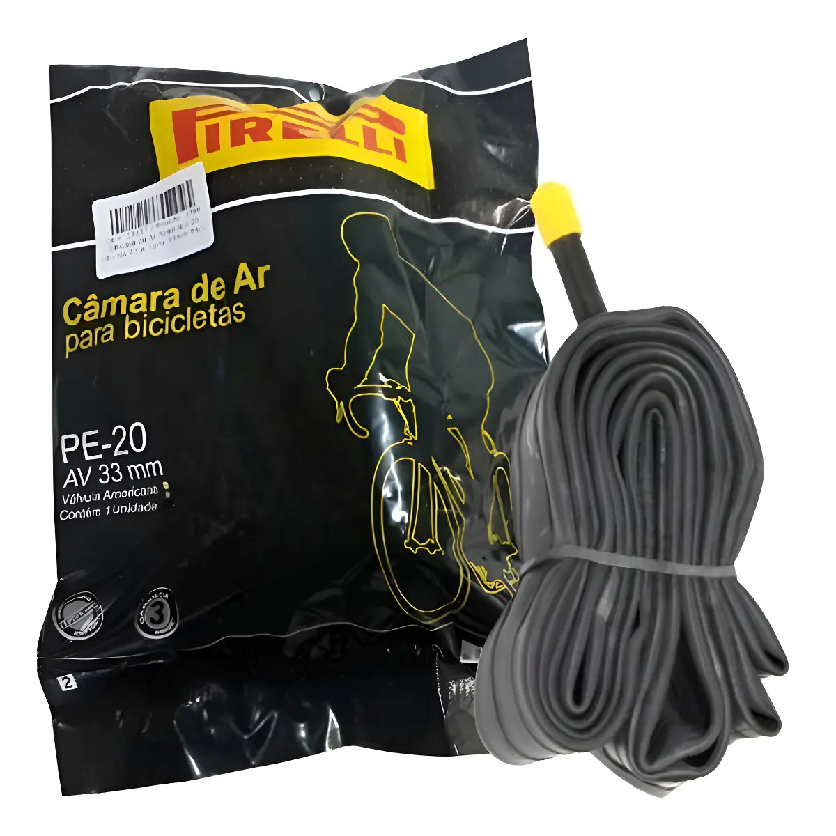 CAMARA PE-20 VALV AMERICANA 32MM  PIRELLI IMP