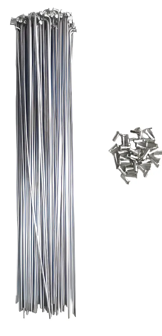 RAIO 2.0X305MM NIPLE ACO ZINCADO REF: WGRAI0043 MARCA: WG SPORTS